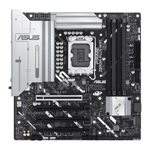 Asus PRIME Z890M-PLUS WIFI, Intel Z890, 1851, Micro ATX, 4 DDR5, HDMI, DP, Wi-Fi 7, 2.5G LAN, 3x M.2 Asus PRIME Z890M-PLUS WIFI, Intel Z890, 1851, Micro ATX, 4 DDR5, HDMI, DP, Wi-Fi 7, 2.5G LAN, 3x M.2